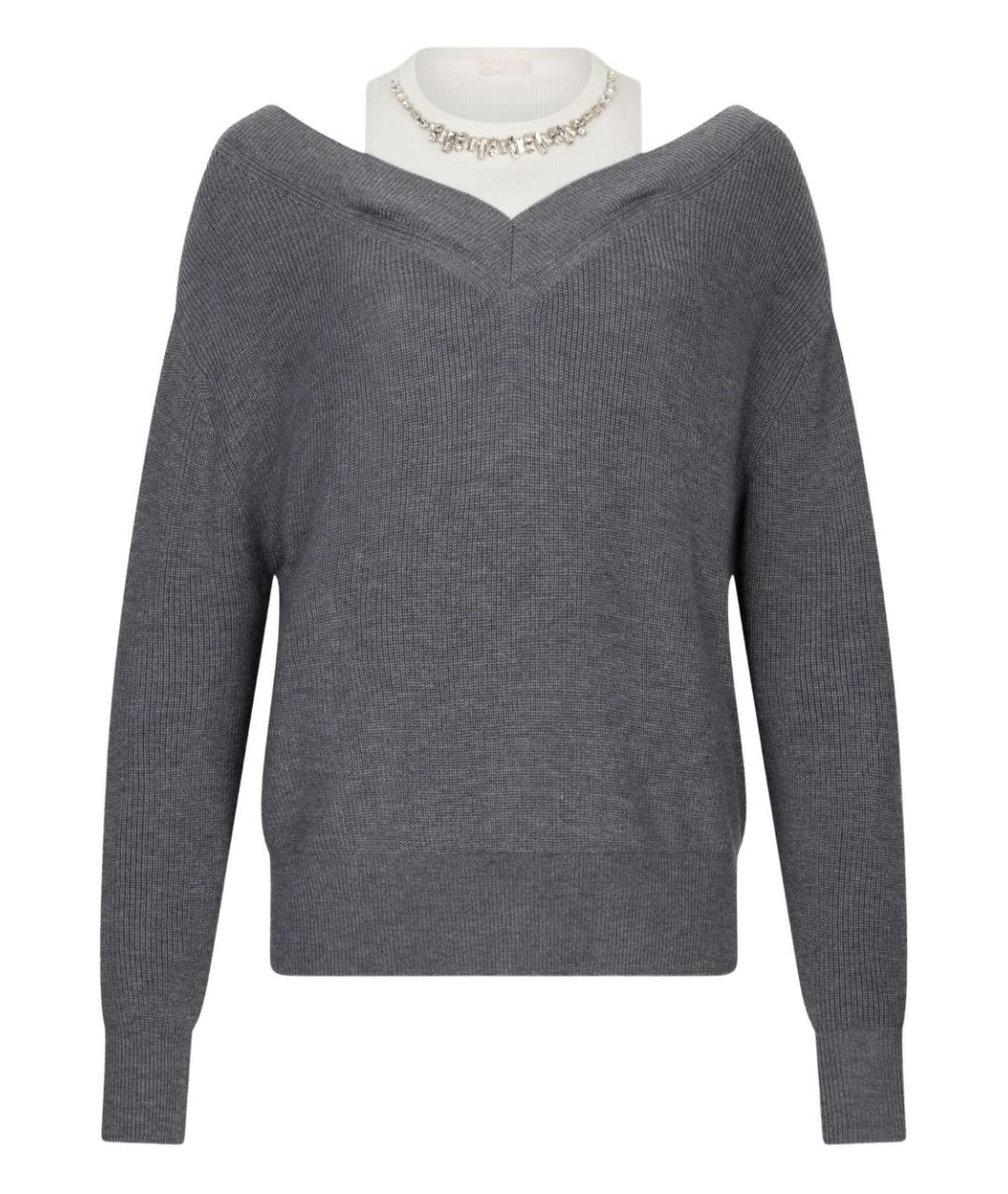 LIU JO Серый джемпер / свитер, фото 1