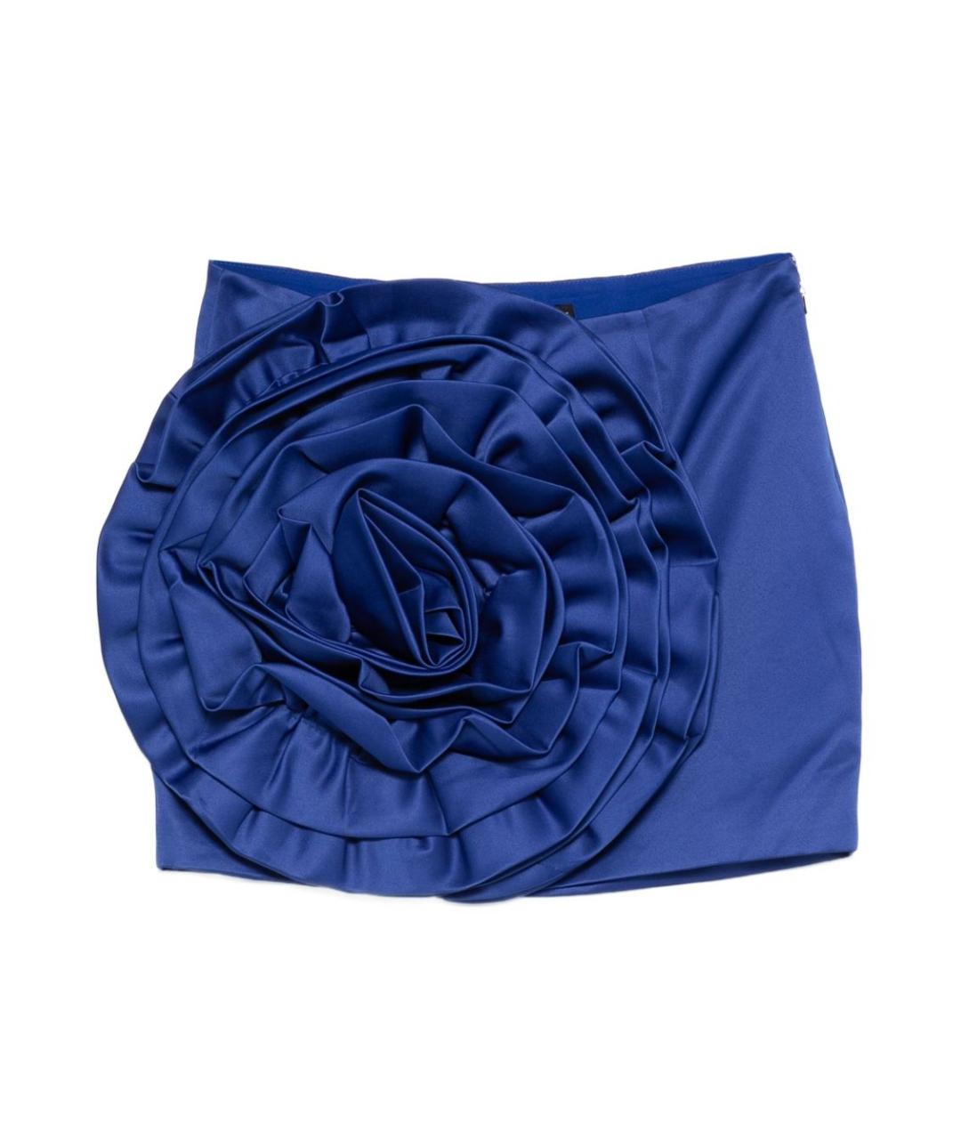 ROTATE Синяя полиэстеровая юбка мини, фото 1