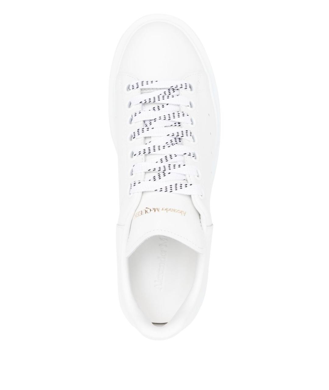 ALEXANDER MCQUEEN Белые кожаные кроссовки, фото 3