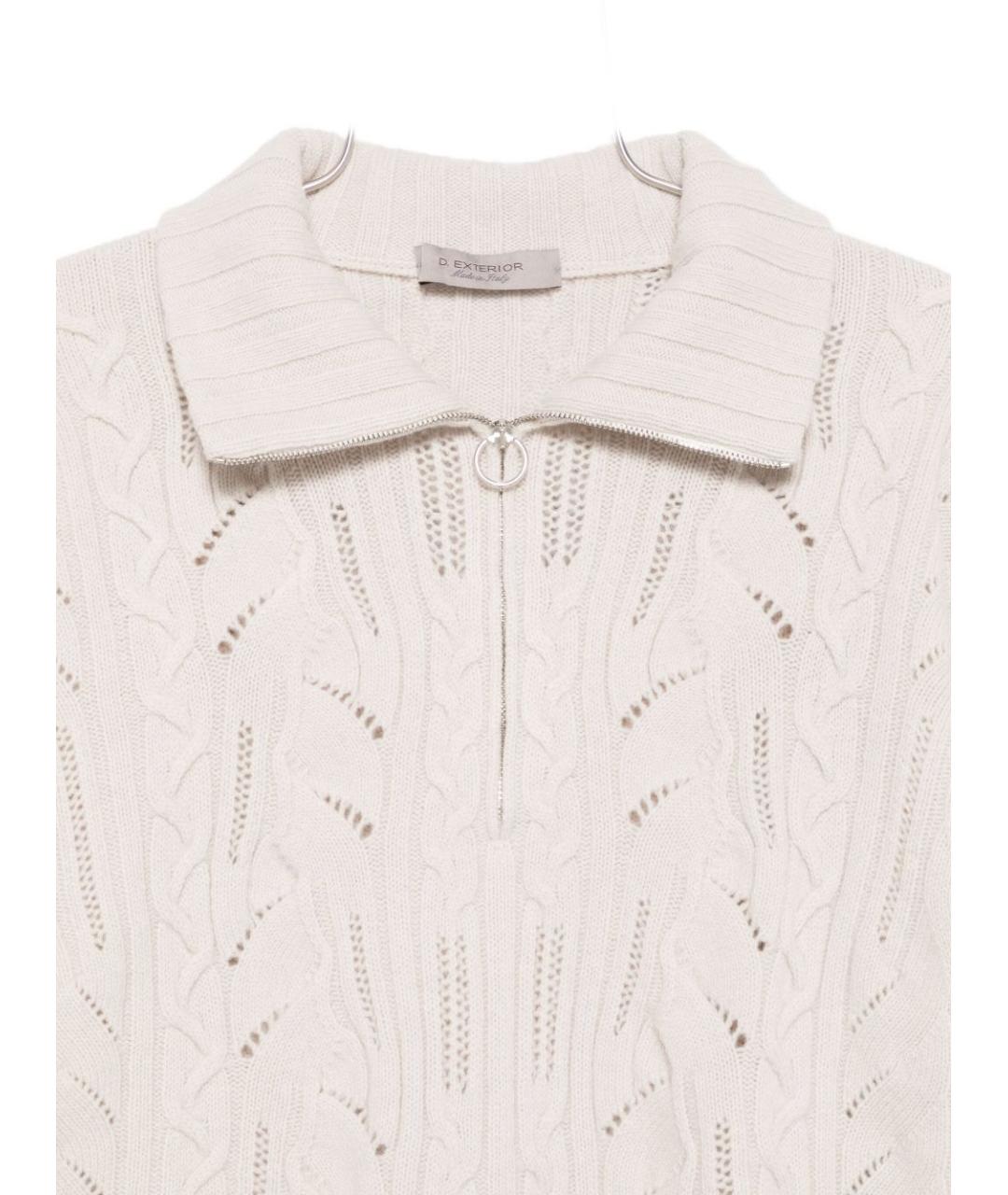 D.EXTERIOR Белый шерстяной джемпер / свитер, фото 3