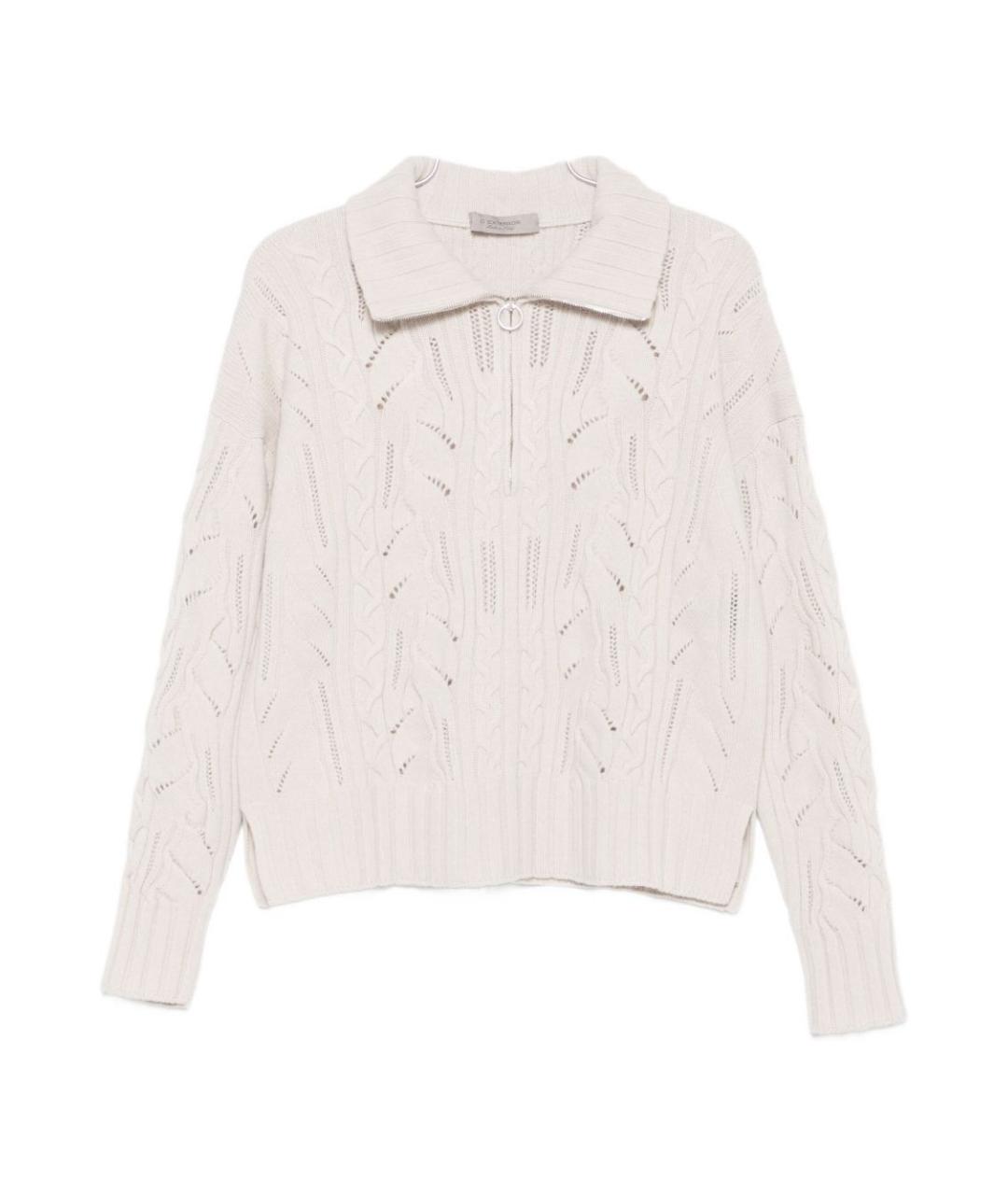 D.EXTERIOR Белый шерстяной джемпер / свитер, фото 1