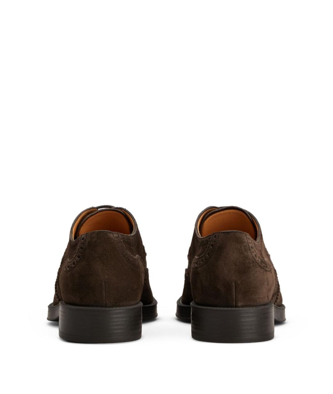 TOD'S Коричневые замшевые туфли, фото 3
