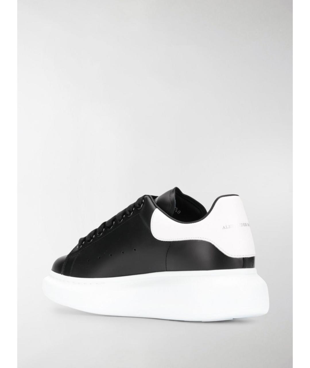 ALEXANDER MCQUEEN Черные кожаные кроссовки, фото 7