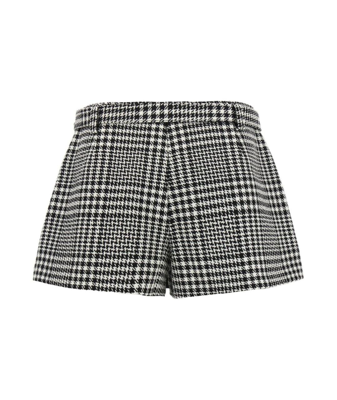 SELF-PORTRAIT Серая полиэстеровая юбка-шорты, фото 3