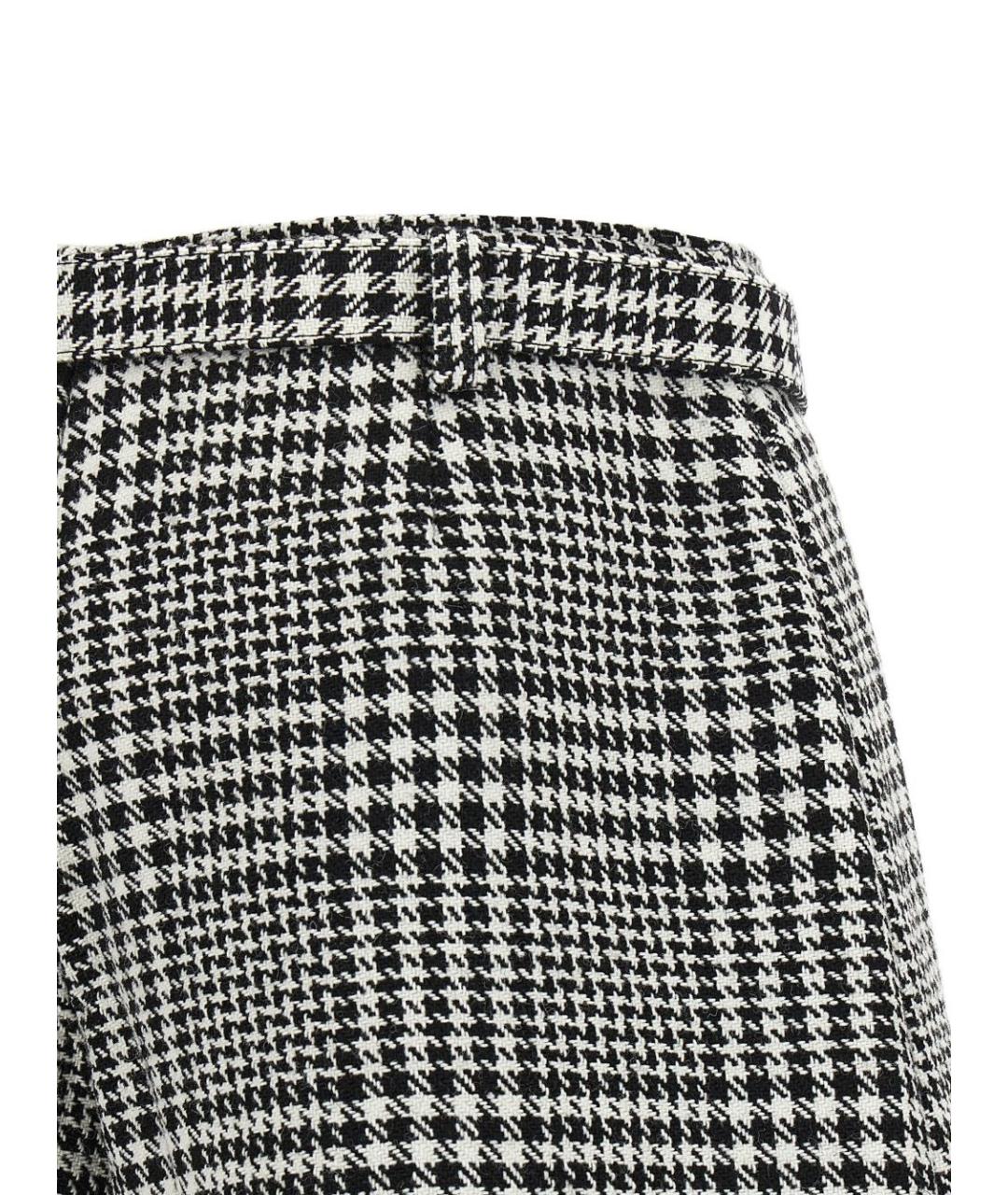 SELF-PORTRAIT Серая полиэстеровая юбка-шорты, фото 2