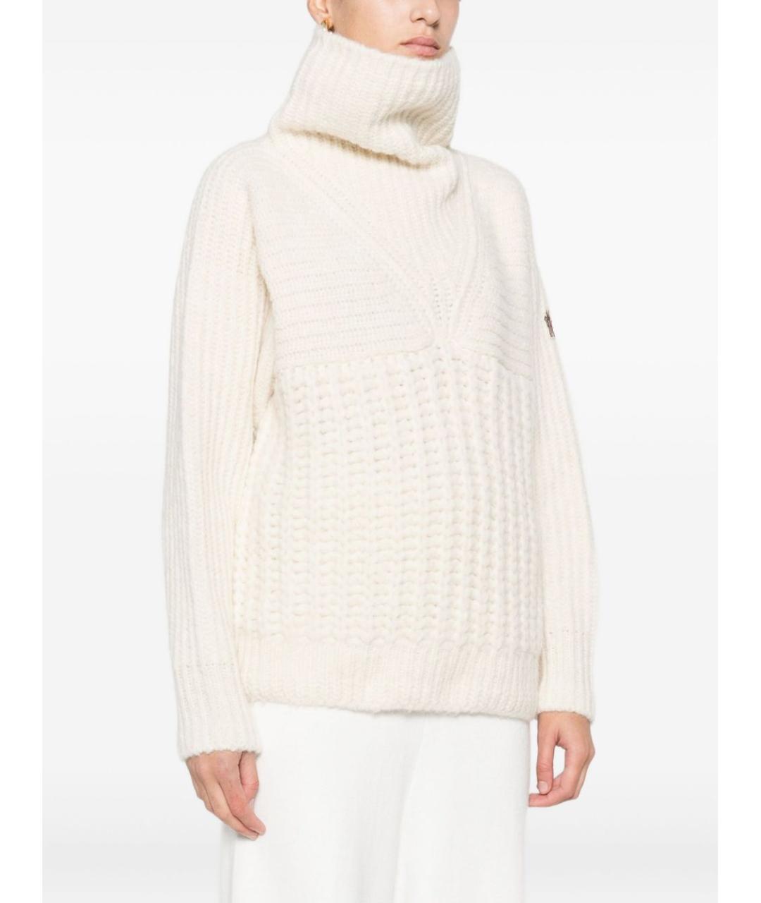 MONCLER GRENOBLE Белый джемпер / свитер, фото 3