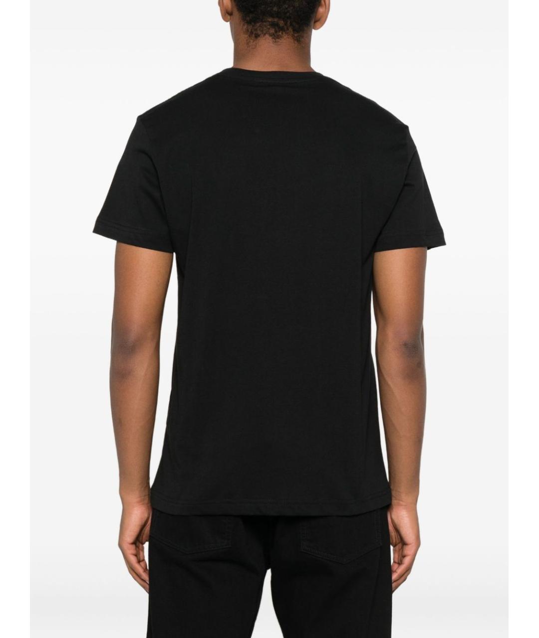 VERSACE JEANS COUTURE Черная хлопковая футболка, фото 3