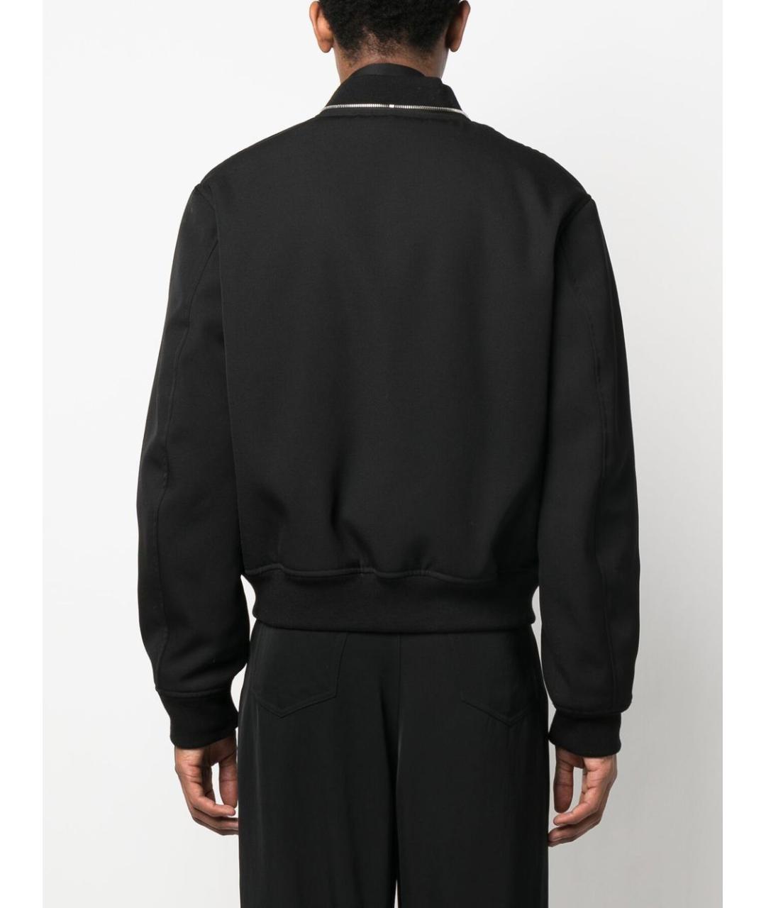 JIL SANDER Черная шерстяная куртка, фото 2