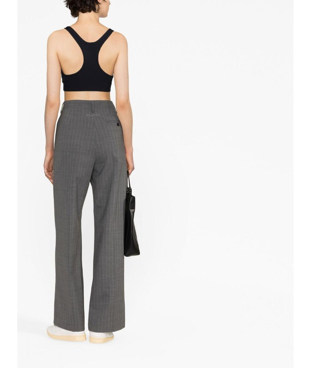 JIL SANDER Черная полиамидовая майка, фото 4