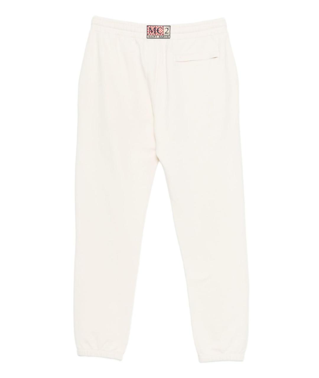 MC2 SAINT BARTH Бежевые хлопковые повседневные брюки, фото 3