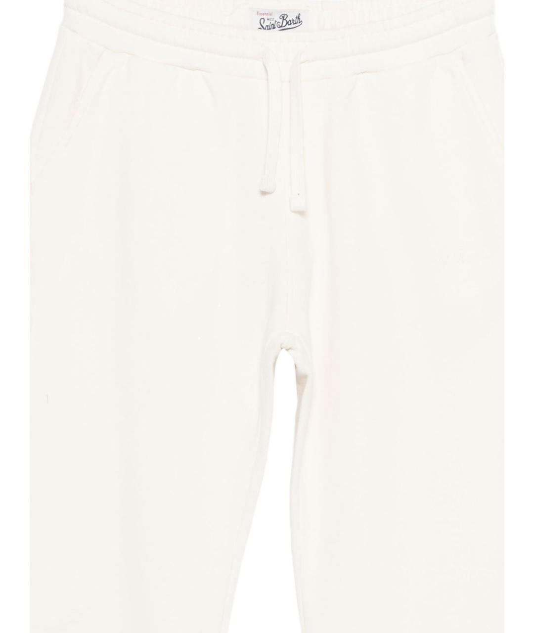 MC2 SAINT BARTH Бежевые хлопковые повседневные брюки, фото 2