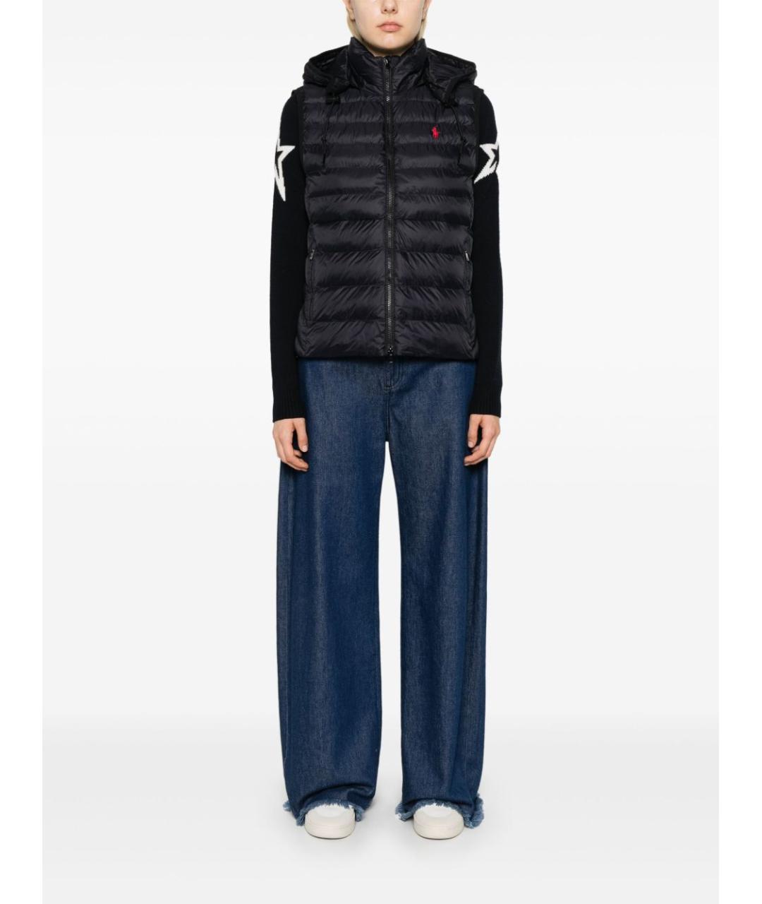 POLO RALPH LAUREN Черный полиамидовый жилет, фото 4