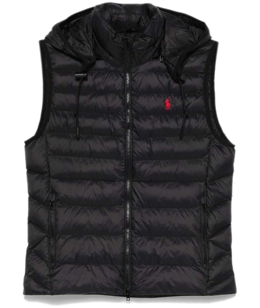 POLO RALPH LAUREN Черный полиамидовый жилет, фото 1