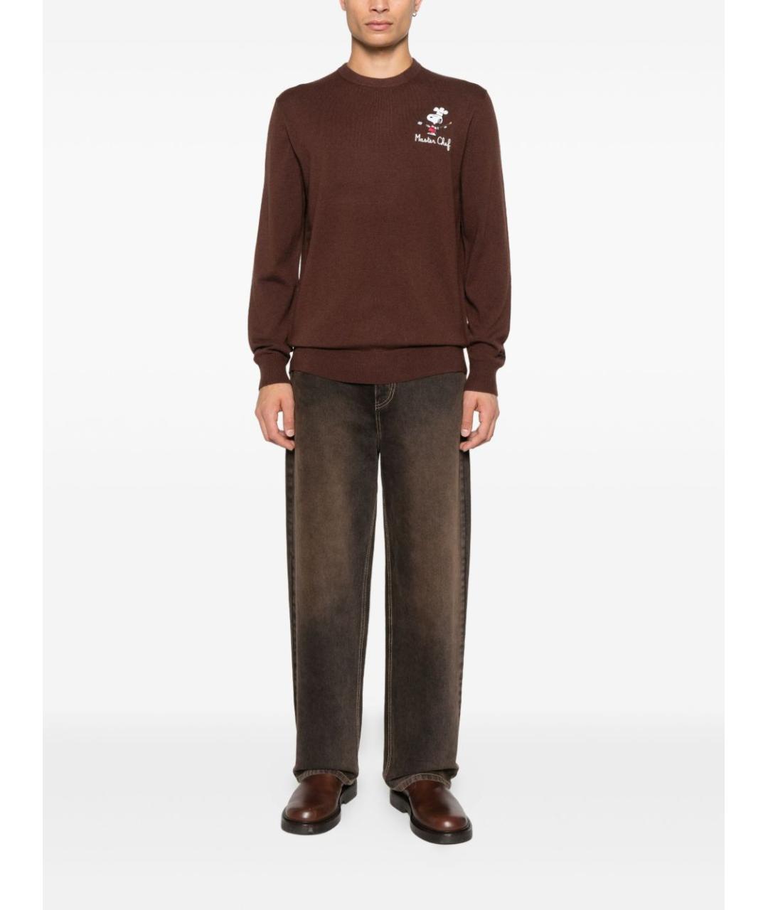 MC2 SAINT BARTH Коричневый шерстяной джемпер / свитер, фото 5