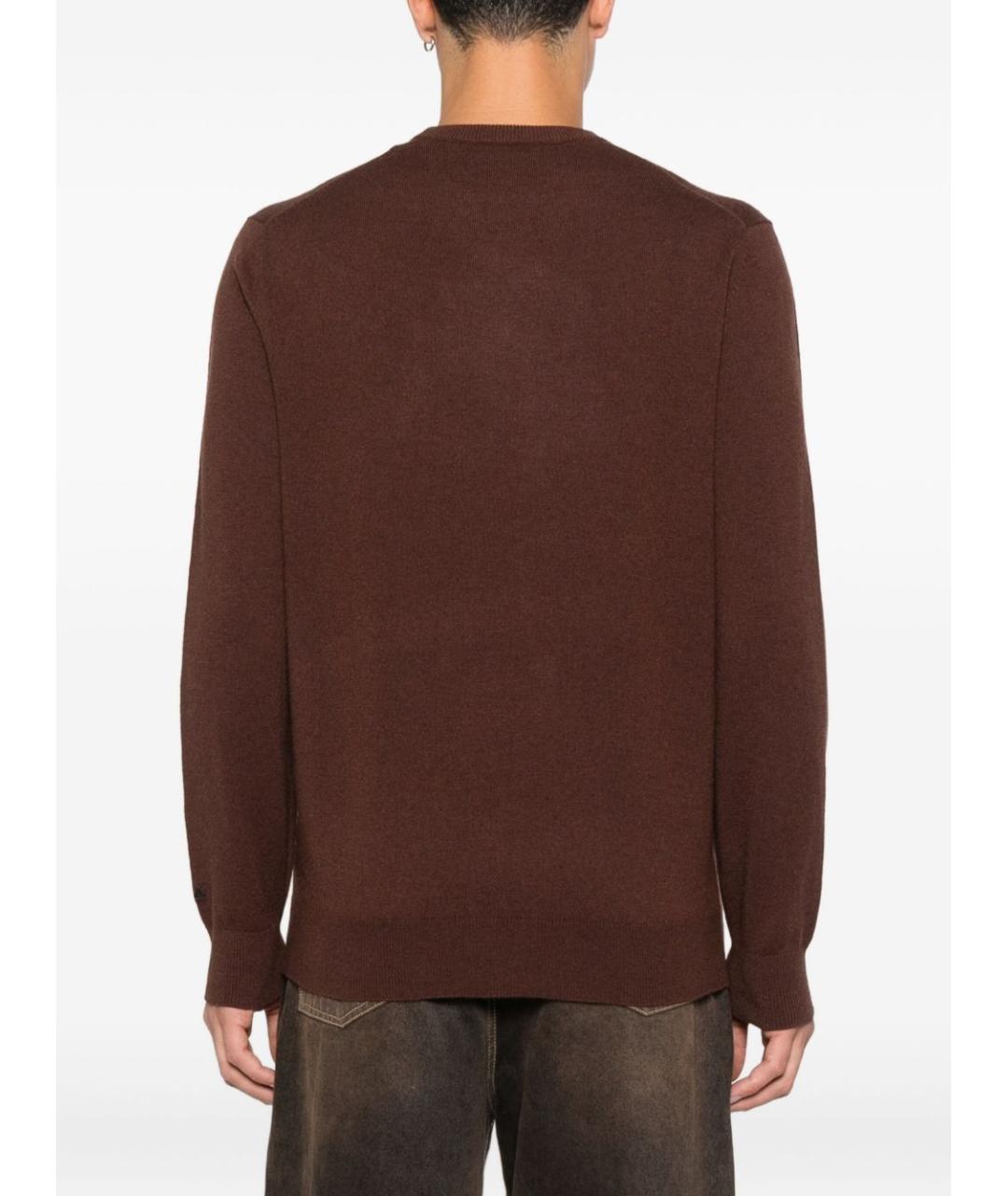 MC2 SAINT BARTH Коричневый шерстяной джемпер / свитер, фото 4