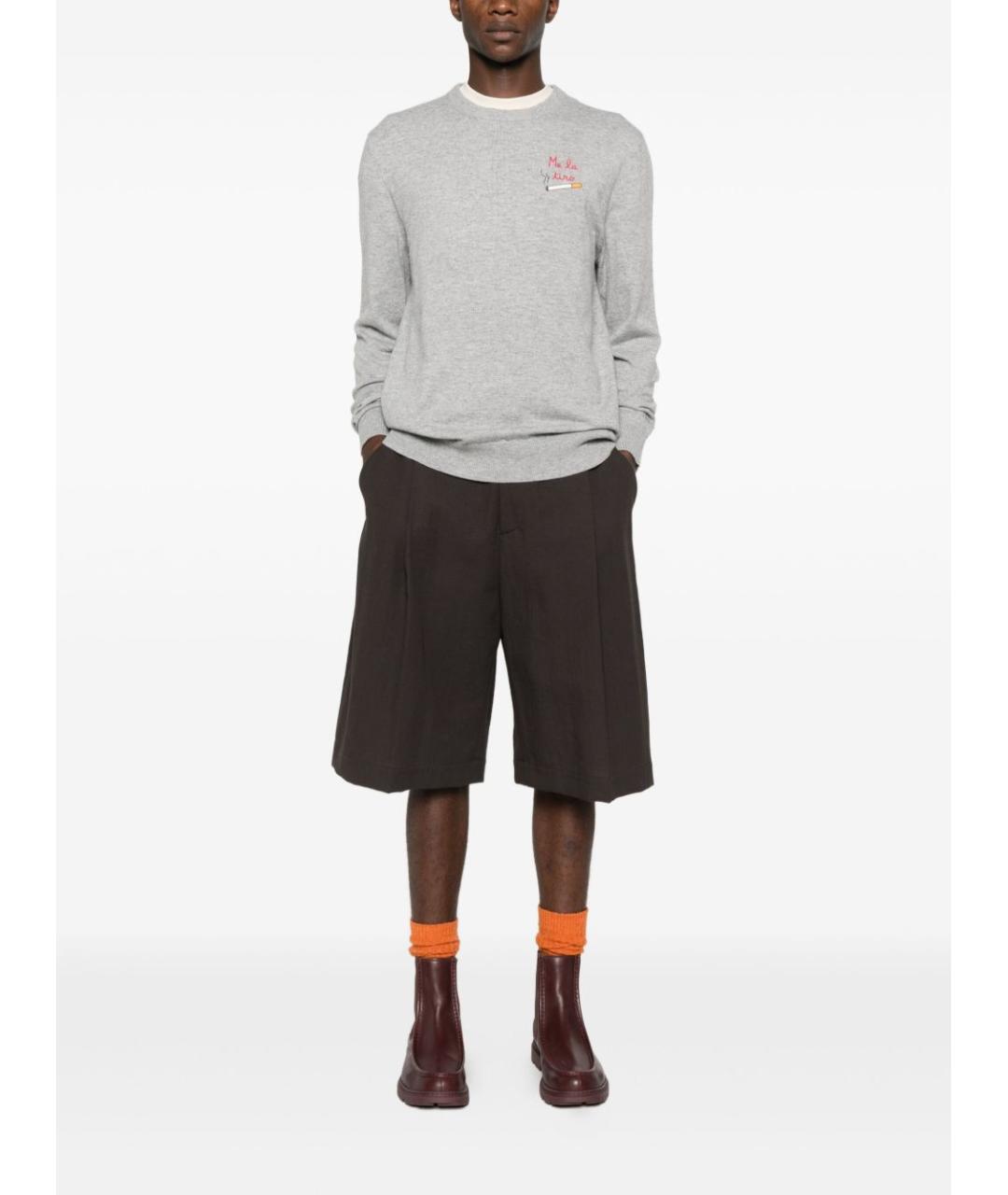 MC2 SAINT BARTH Серый шерстяной джемпер / свитер, фото 4