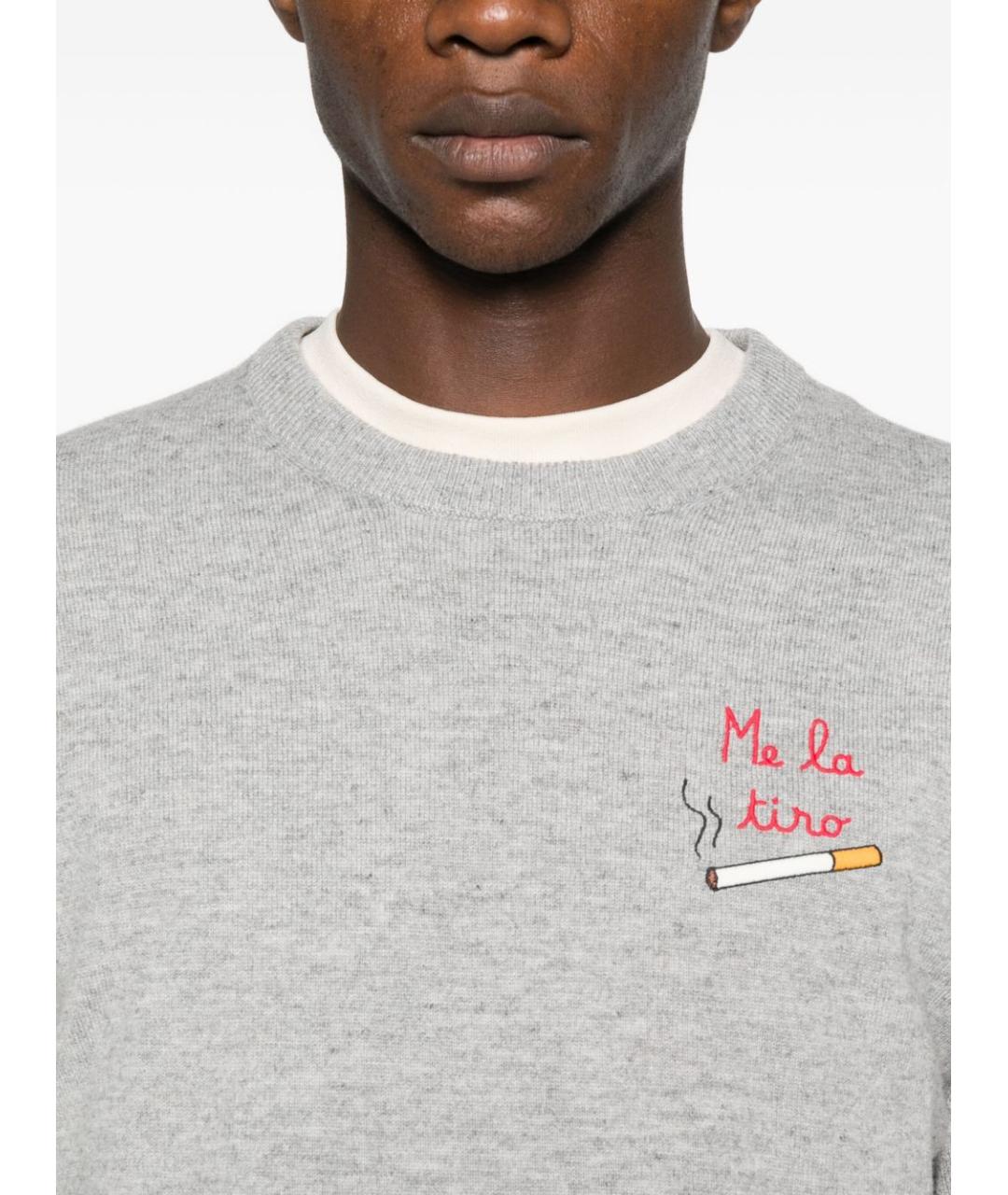 MC2 SAINT BARTH Серый шерстяной джемпер / свитер, фото 3