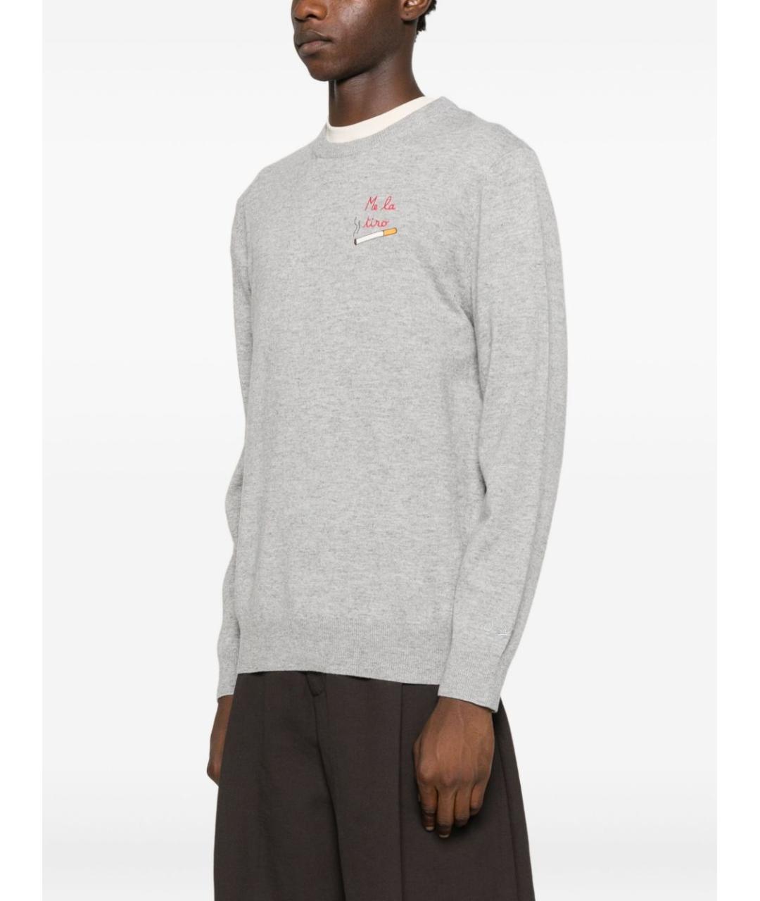 MC2 SAINT BARTH Серый шерстяной джемпер / свитер, фото 5