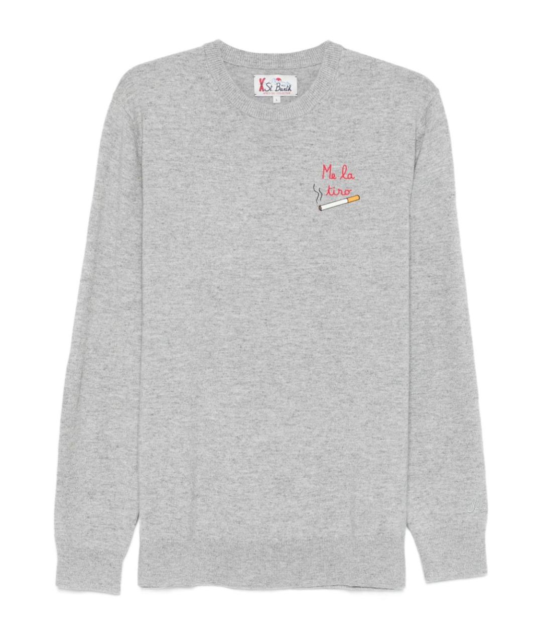 MC2 SAINT BARTH Серый шерстяной джемпер / свитер, фото 1