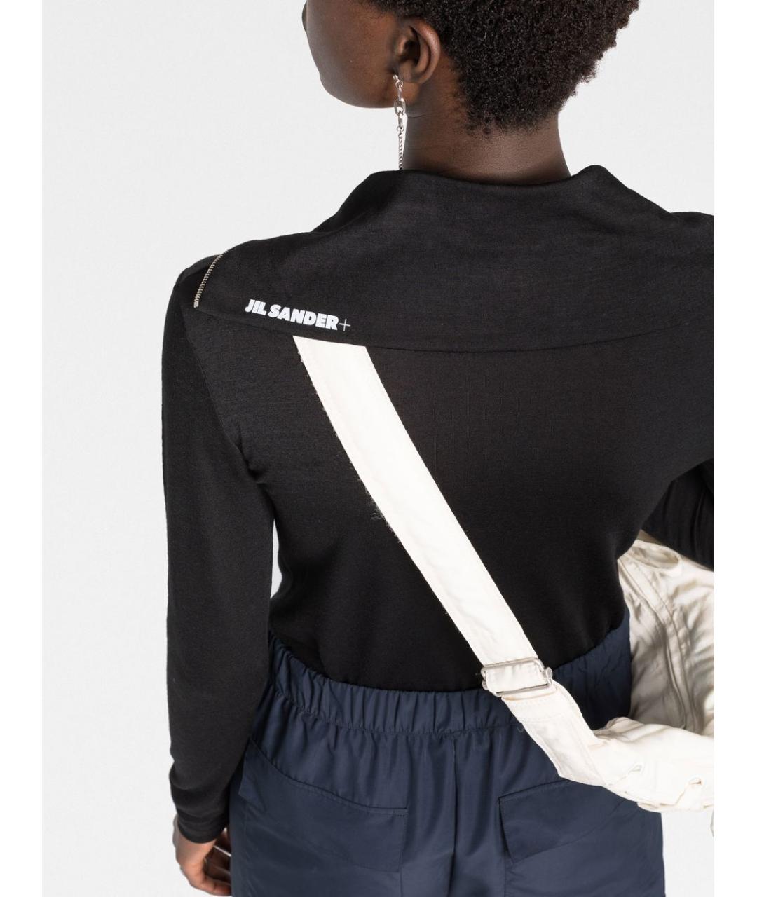 JIL SANDER Черный полиэстеровый джемпер / свитер, фото 2