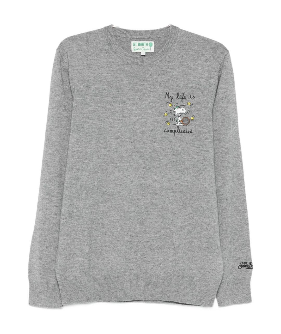 MC2 SAINT BARTH Серый шерстяной джемпер / свитер, фото 1