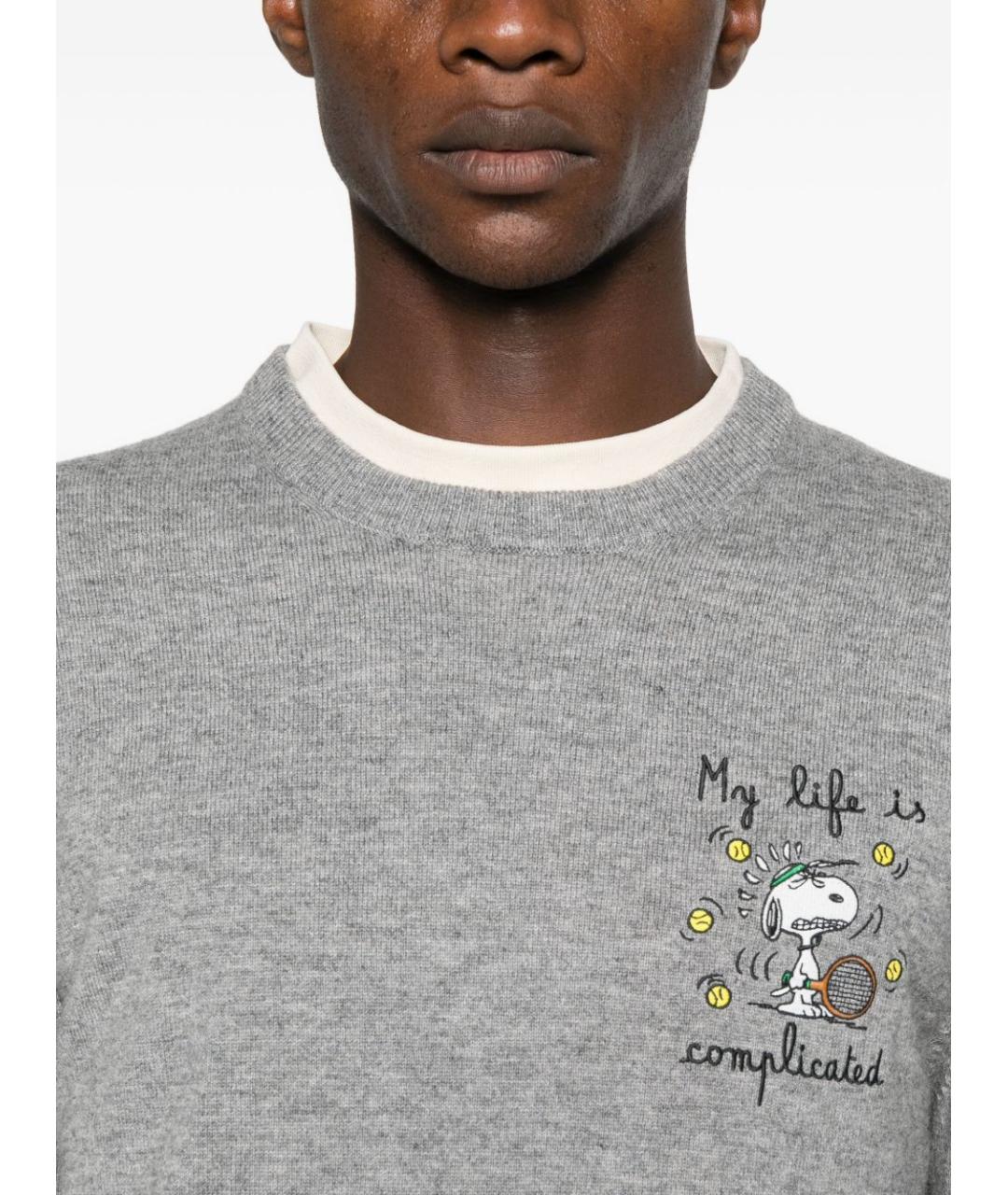 MC2 SAINT BARTH Серый шерстяной джемпер / свитер, фото 5