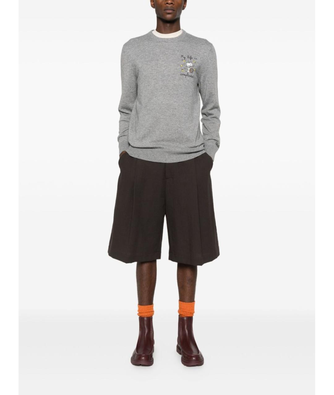 MC2 SAINT BARTH Серый шерстяной джемпер / свитер, фото 4