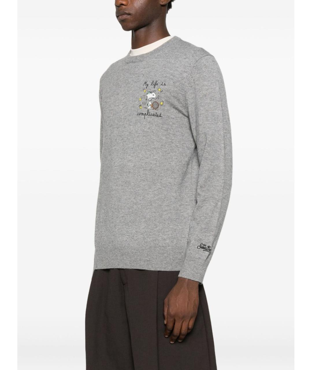 MC2 SAINT BARTH Серый шерстяной джемпер / свитер, фото 2