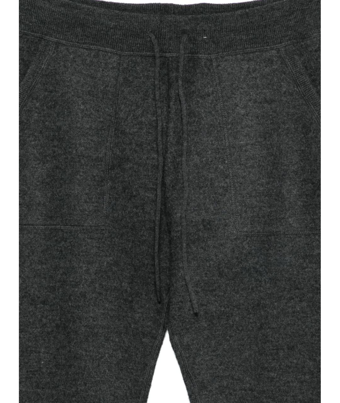 MC2 SAINT BARTH Серые шерстяные повседневные брюки, фото 2