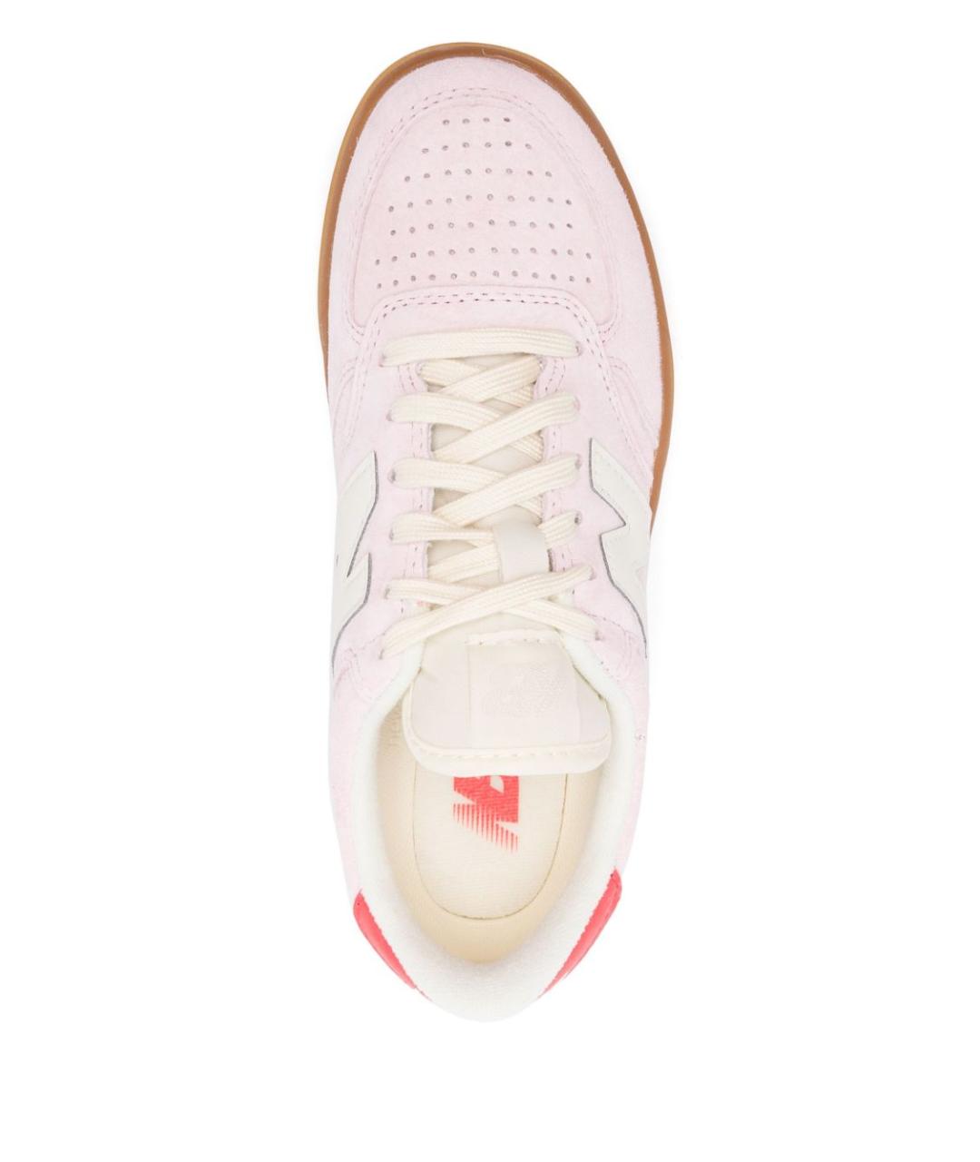 NEW BALANCE Розовые замшевые кеды, фото 2