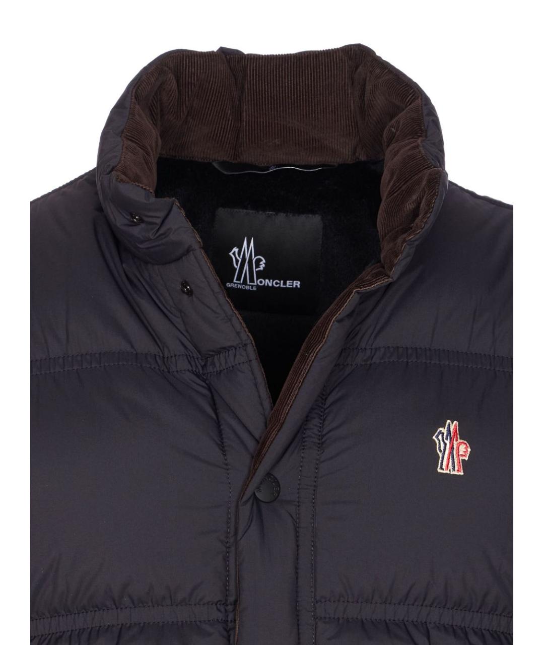 MONCLER GRENOBLE Черный полиамидовый жилет, фото 3