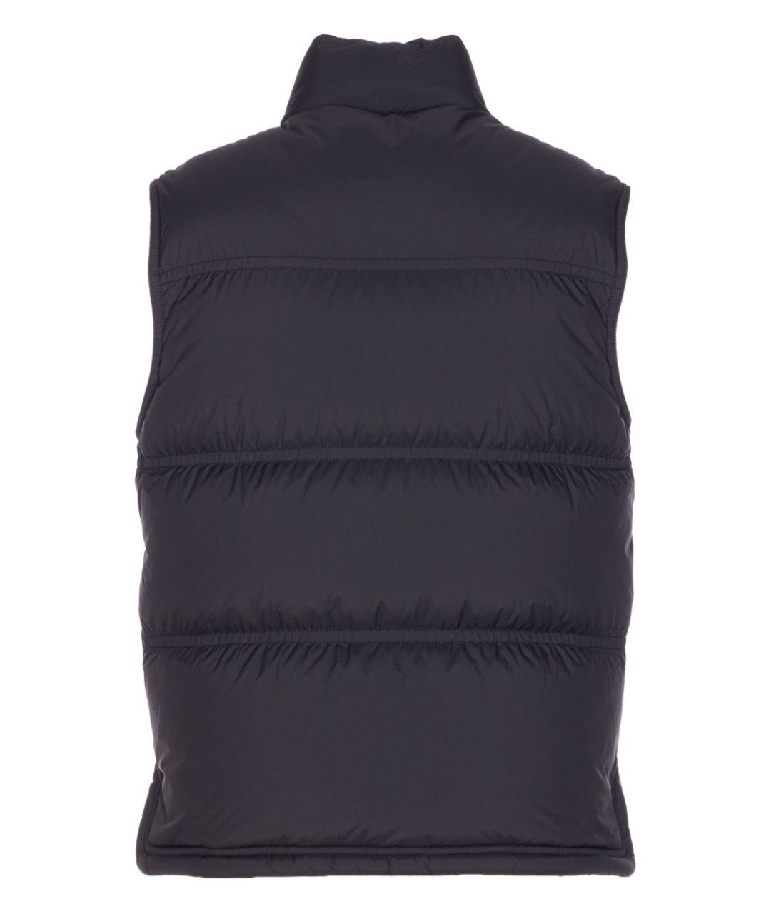MONCLER GRENOBLE Черный полиамидовый жилет, фото 2