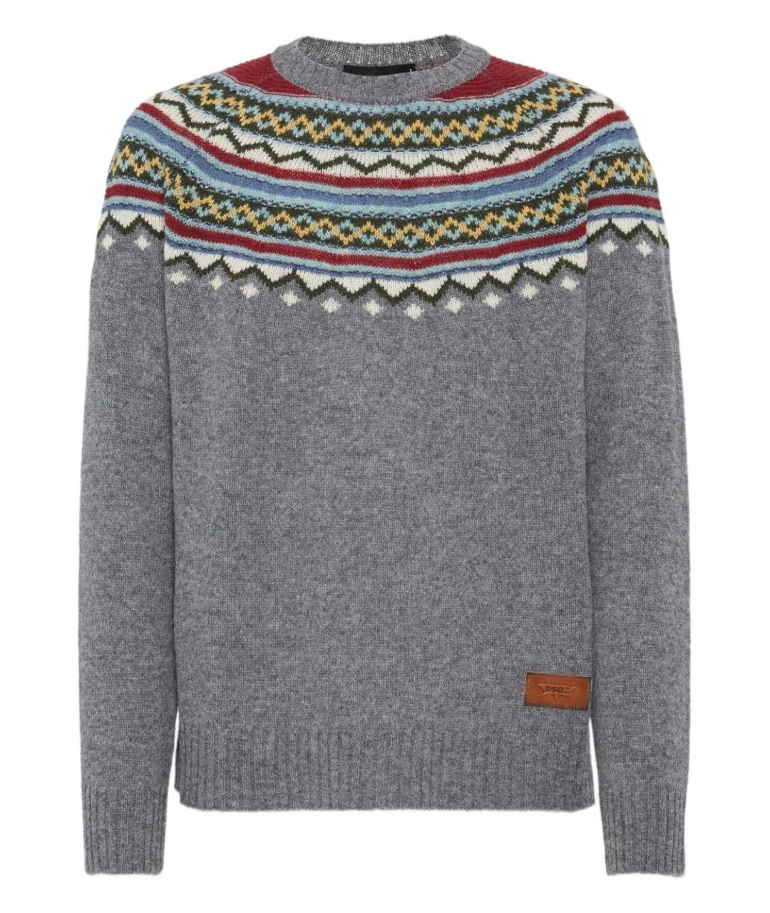 DSQUARED2 Мульти шерстяной джемпер / свитер, фото 1