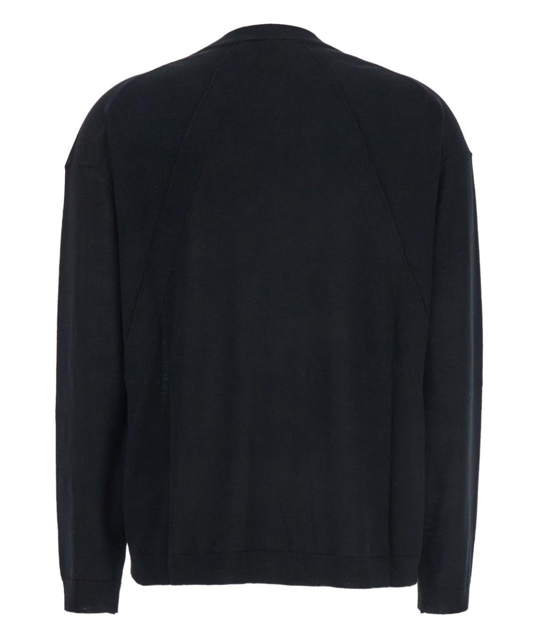 SEMICOUTURE Черный шерстяной джемпер / свитер, фото 2