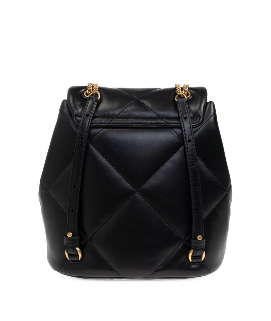 TORY BURCH Черный кожаный рюкзак, фото 4