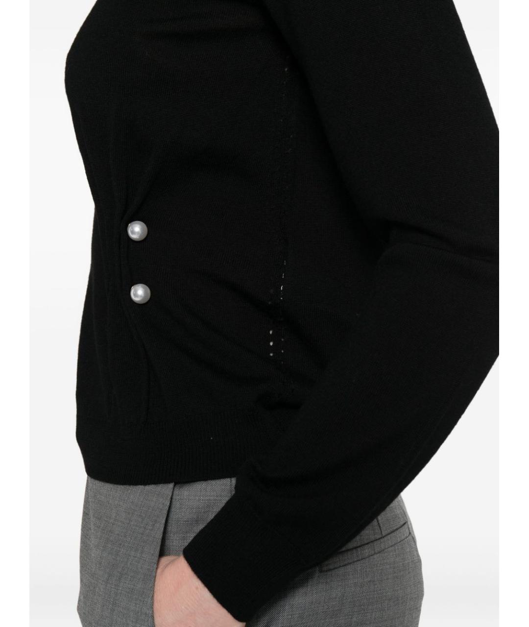 LIU JO Черный шерстяной джемпер / свитер, фото 2