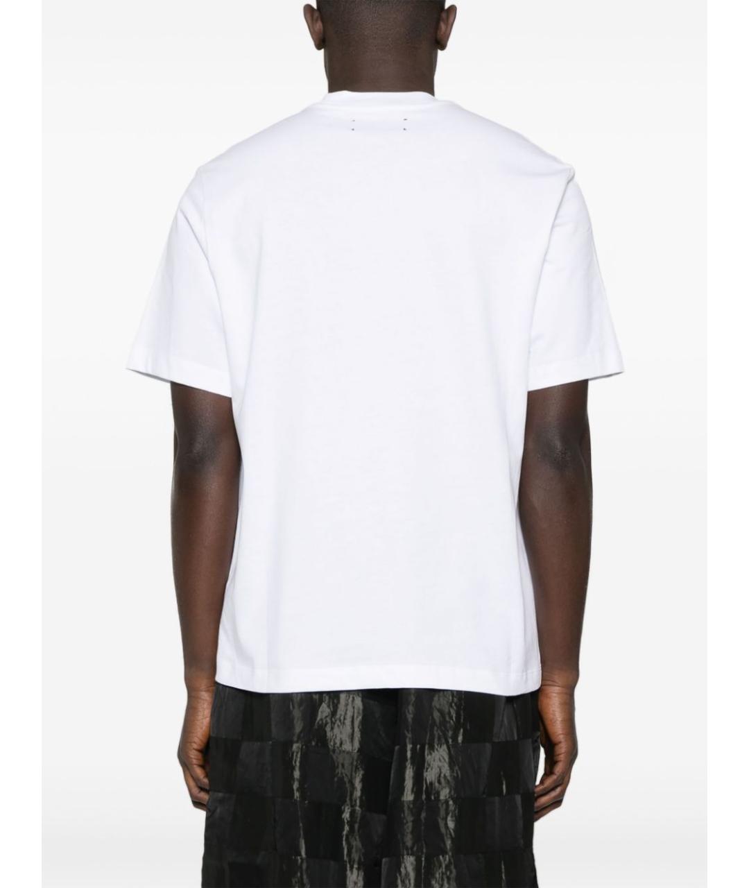 AMIRI Белая хлопковая футболка, фото 5