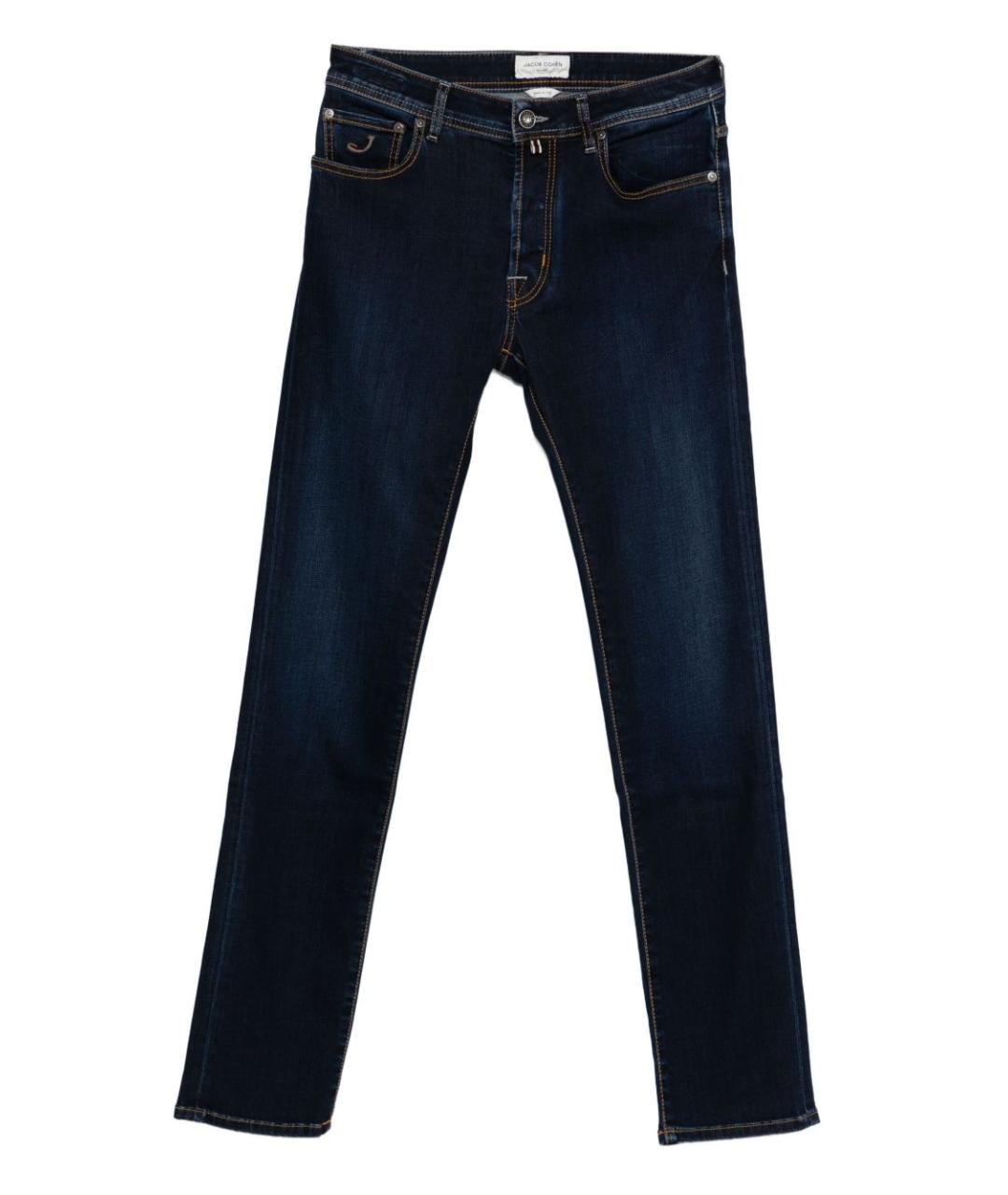 JACOB COHEN Синие прямые джинсы, фото 1