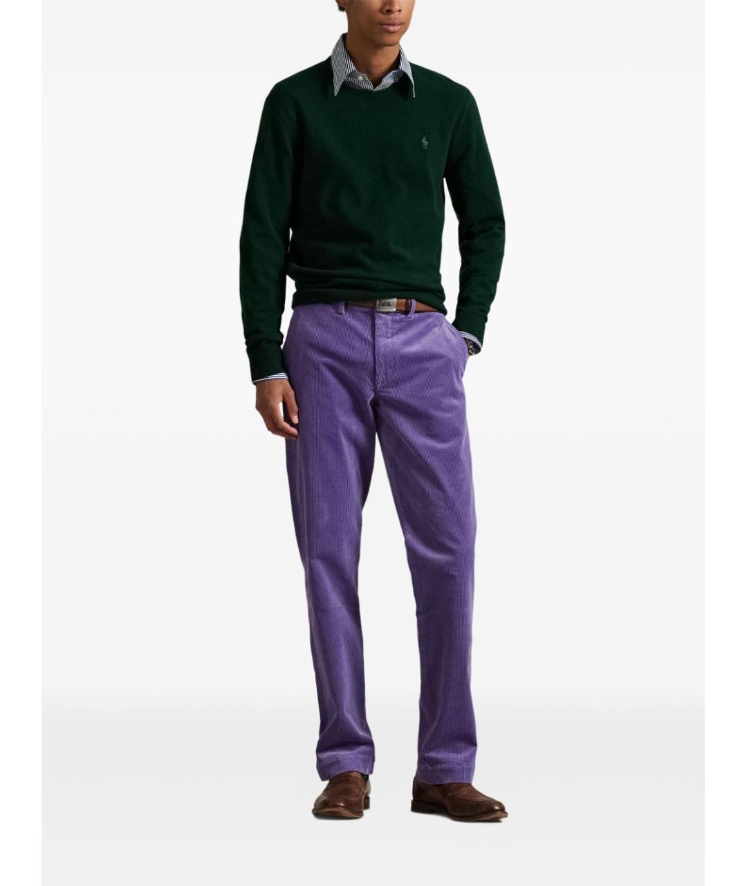 POLO RALPH LAUREN Зеленый шерстяной джемпер / свитер, фото 4