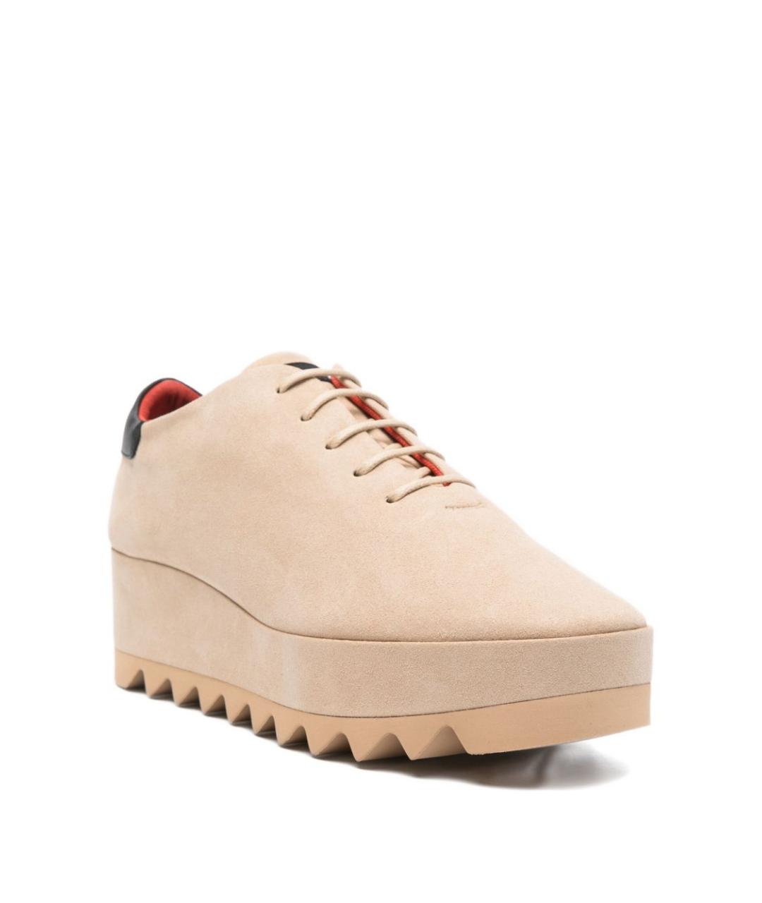 STELLA MCCARTNEY Бежевые ботинки из искусственной кожи, фото 3