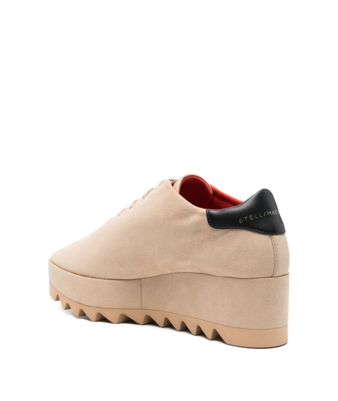 STELLA MCCARTNEY Бежевые ботинки из искусственной кожи, фото 4