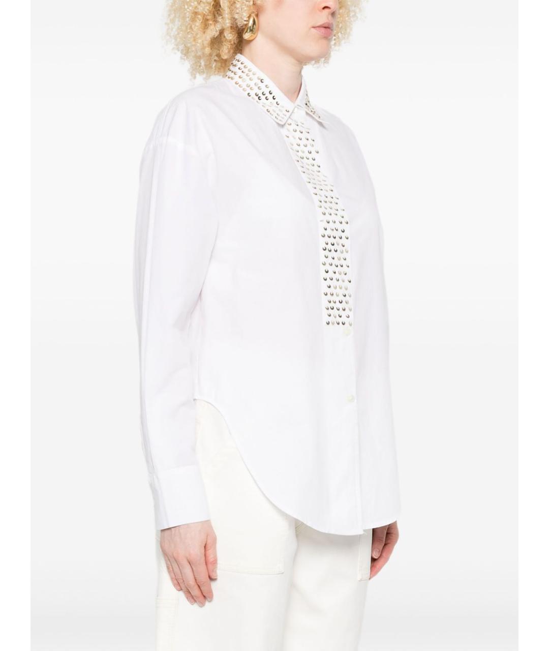 FORTE FORTE Белая хлопковая рубашка, фото 5