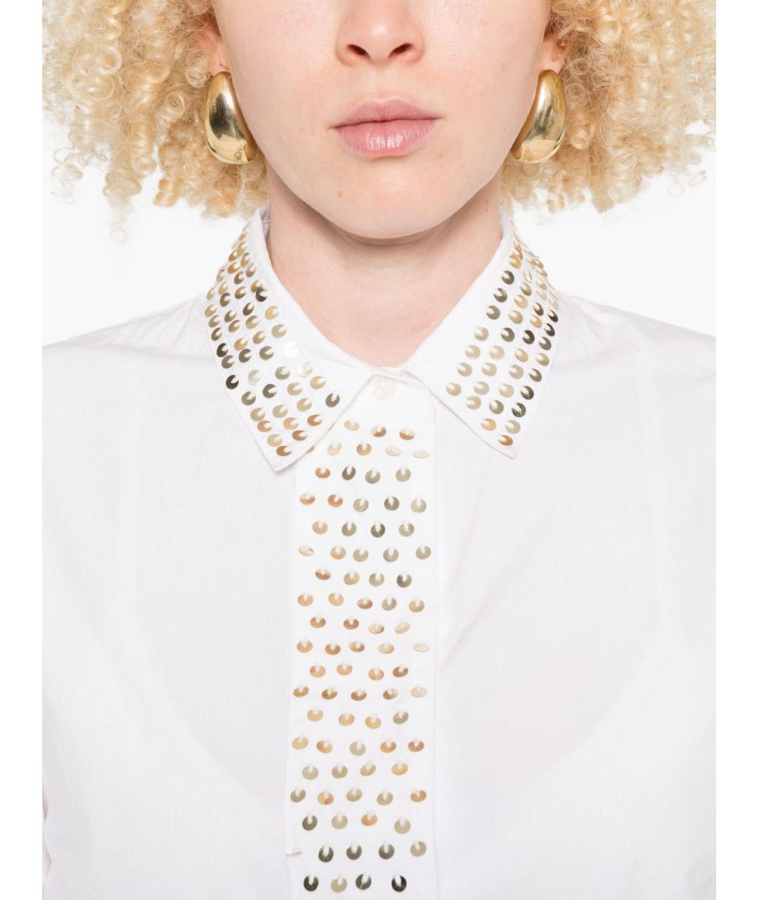 FORTE FORTE Белая хлопковая рубашка, фото 4