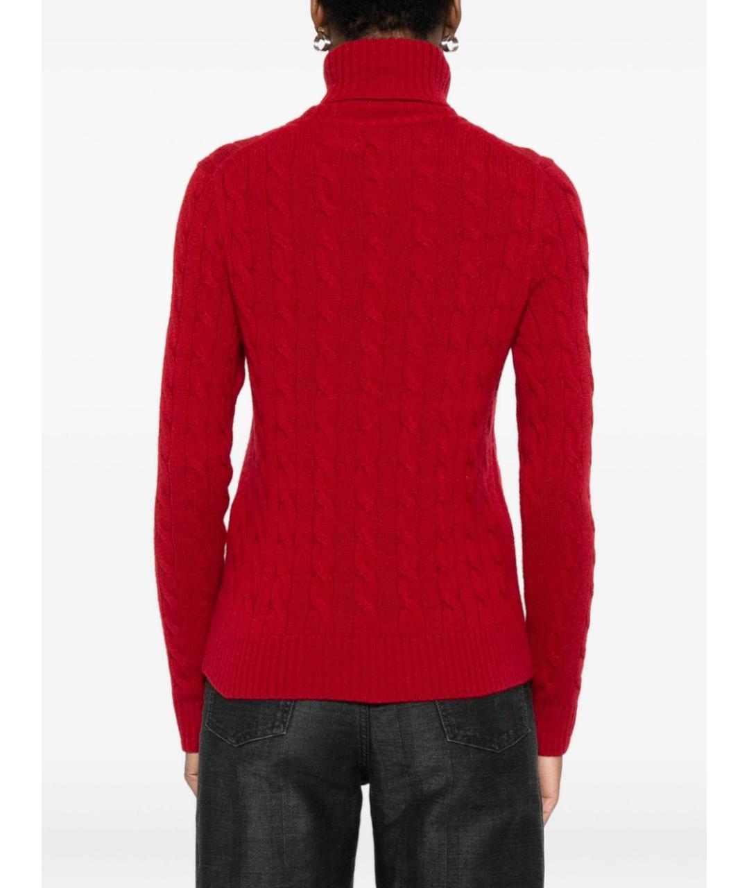 POLO RALPH LAUREN Красный шерстяной джемпер / свитер, фото 5
