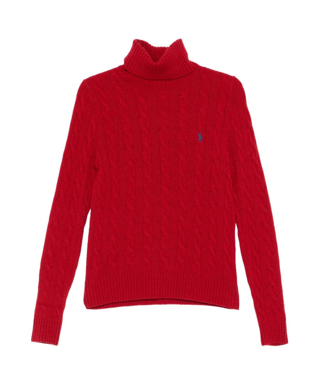 POLO RALPH LAUREN Красный шерстяной джемпер / свитер, фото 1