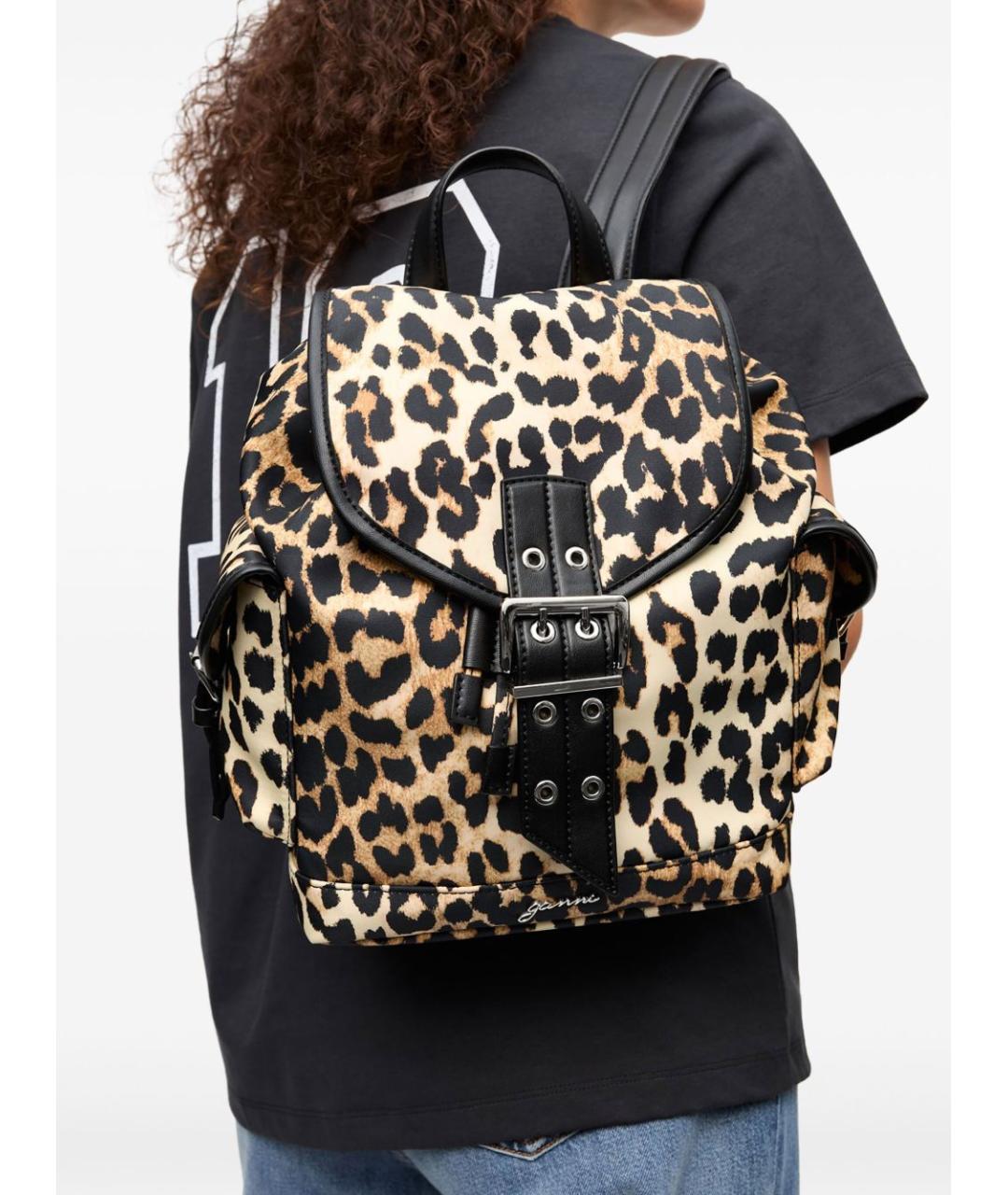 GANNI Мульти синтетический рюкзак, фото 3