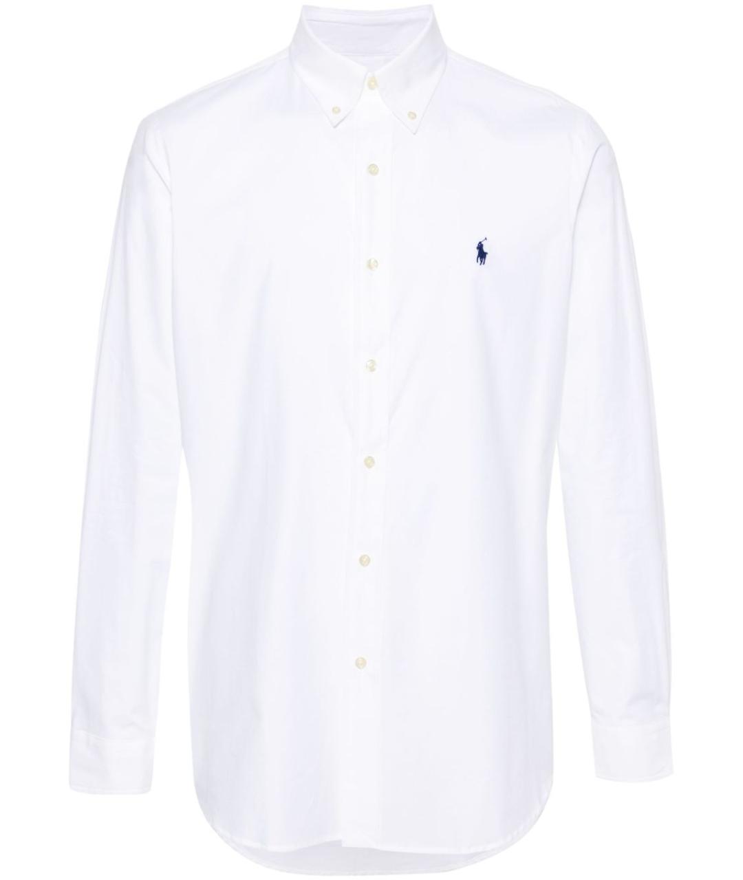 POLO RALPH LAUREN Белая хлопковая классическая рубашка, фото 1