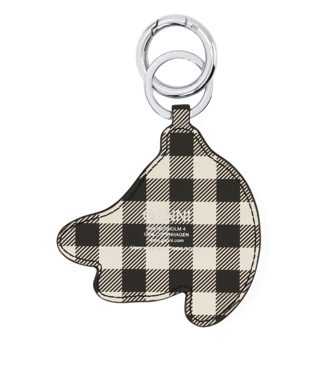 GANNI Черный брелок, фото 2