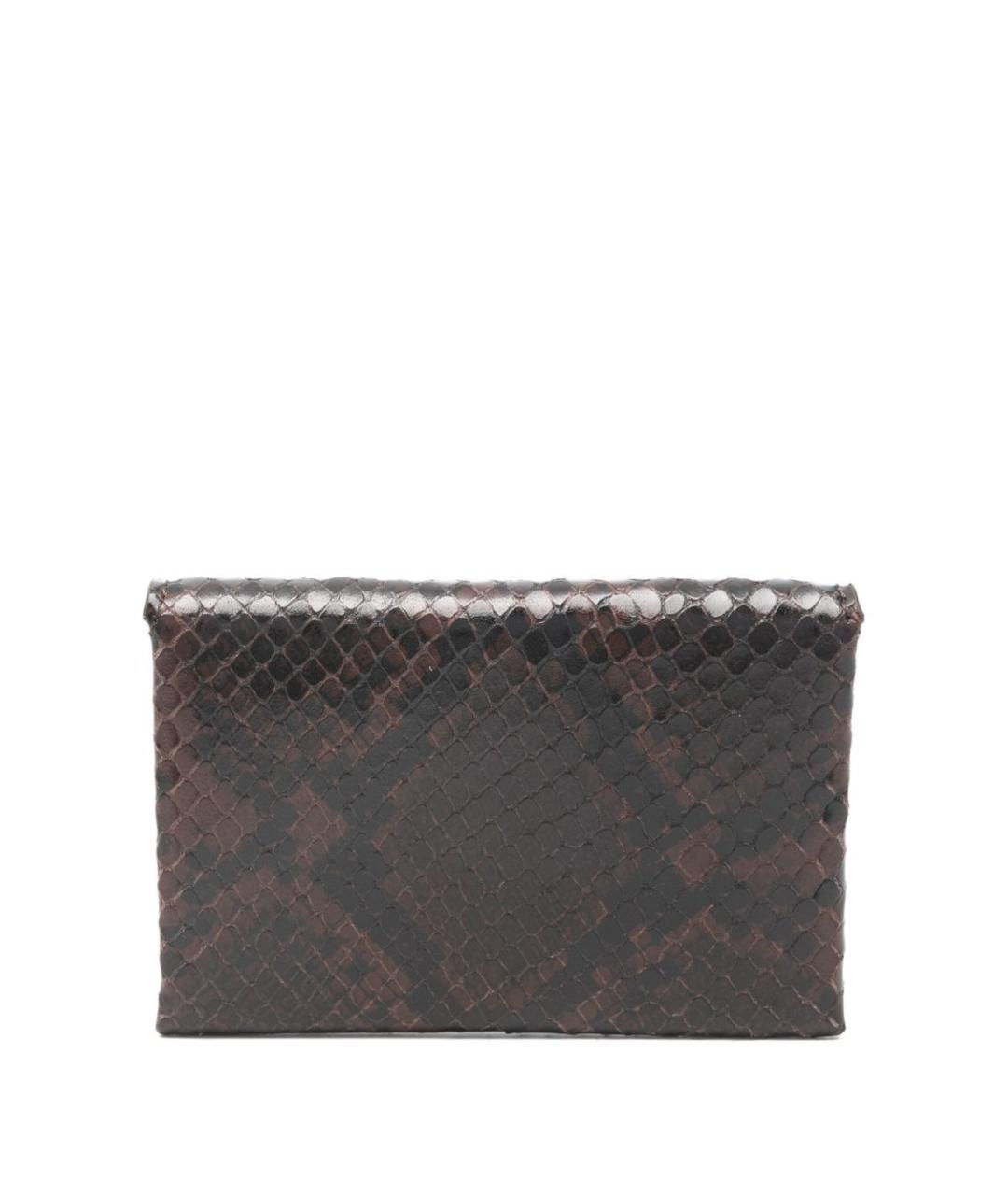 JACQUEMUS Коричневый кожаный кардхолдер, фото 3