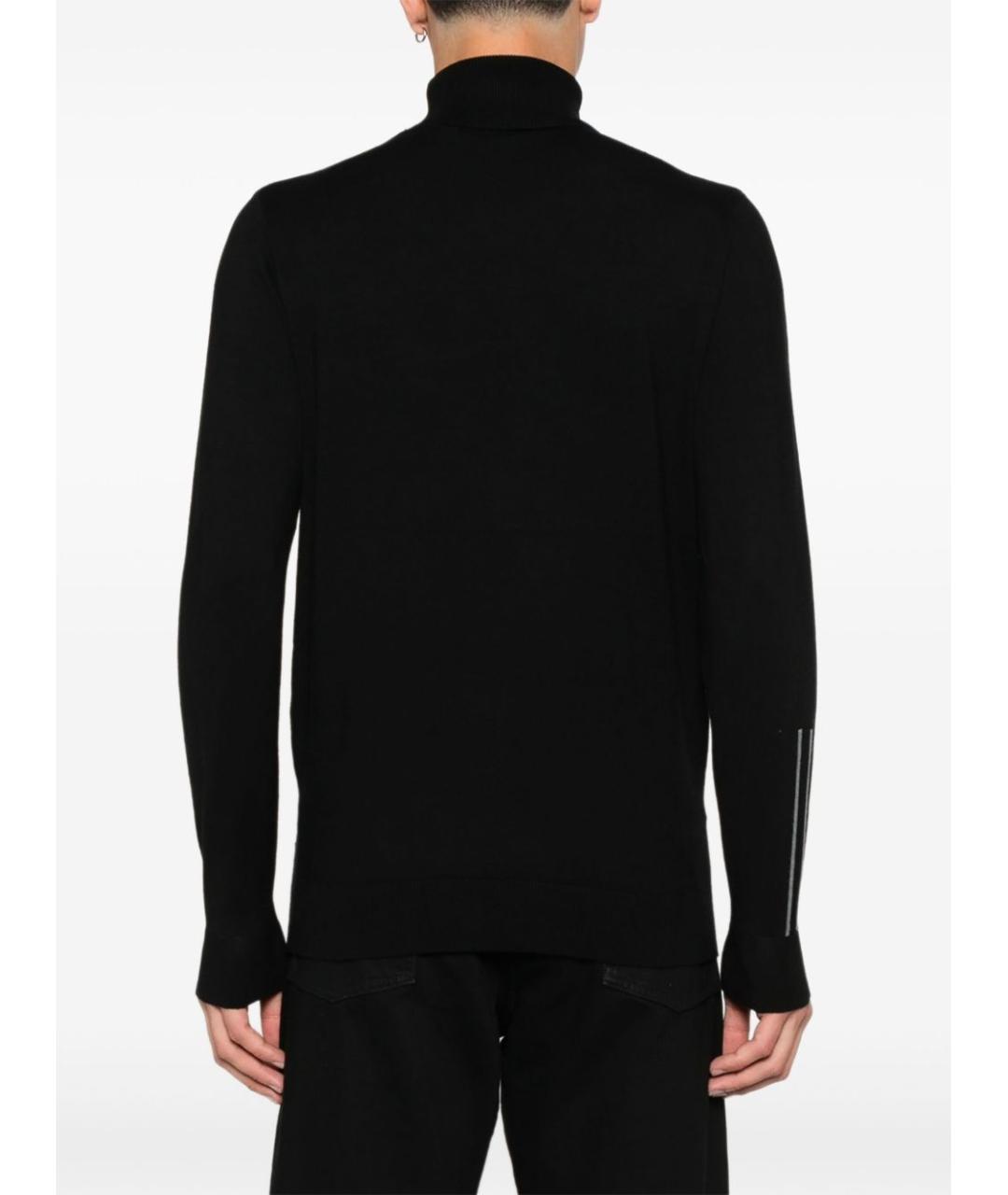 JOHN RICHMOND Черный вискозный джемпер / свитер, фото 4